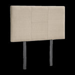 Linen Fabric Single Bed Headboard Bedhead - Beige V63-800827