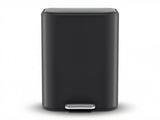 Cefito Kitchen Trash Can 40L Pedal Bins Rubbish Bin Steel with Soft Close Lid, Removable Inner RB-40L-1C-BK