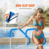Pool Handrail 46 x 37 inch Stainless Steel for Indoor/Outdoor V952-BXGYCFSYM4632HFCOV0