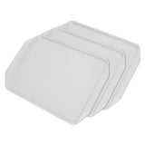 3PCS Colorful Food Tray Rectangle Thickened Binaural Plastic Tray Heat Resistance Stackable V1294-YM0523-3118220042012