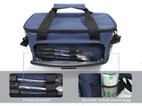 Beige Versatile Large-Capacity Picnic Insulated Bag - Detachable Shoulder Strap & Ice Pack V888-ELOSUNG33261