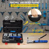 VEVOR Hydraulic Flaring Tool Kit, 45&deg; Double Flaring Tool, Brake Repair Brake Flaring Tools for V952-KKJDXTZ450305CHVCV0