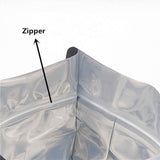 400 Resealable Mylar Stand Up Bags 28.5x19cm - Black Food Packaging Zip Pouch V238-SUPDZ-39481007800400