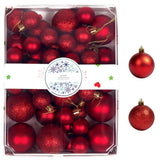 Trendbay 42pcs Red Christmas Tree Baubles Set V1142-RB601099604282172