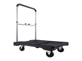 Foldable Push Cart Dolly, 149.69 kg Capacity, Folding Truck with Swivel Wheels, Moving V952-ZDPBC330LBSLTUW2Q001V0