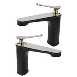 Bathroom Single Hole Faucet Lavatory Hot and Cold Water Tap for Washbasin Hotel HomeG9/16 V1294-YM0901-3112210056013