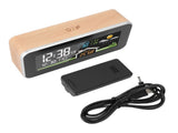 Weather Forecast Clock LCD Color Display Wireless Digital Weather Alarm Clock with Temperature V1294-YM0901-3111240135411