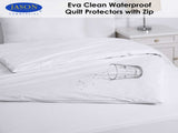Jason Eva Clean Waterproof Quilt Protectors with Zip - Super King V442-WAM-MISC-EVAQUILTPROTECTOR-WHITE-SK