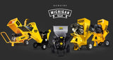 MICHIGAN 18HP 420cc Petrol Commercial Wood Chipper, Towable, Tree Mulcher - Ravenger 1950 V219-CHPTEAMCHC2M0