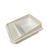 High Back Cat Litter Tray Small - Pet Fresh Clean Kitten Toilet Box V238-SUPDZ-39848436760656