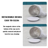 Glass&Bottle under 10,Self Stirring Mug Rechargeable Automatic Electric Coffee Mug Rotating Cute V1369-AZ3-W-20337
