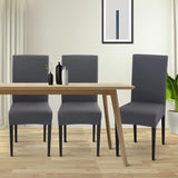 Stretch Chair Covers 6 pcs Set ROom Chair Covers Universal Washable Modern Chair Covers For V1188-MS-227-1109