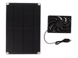 Solar Powered Fan Portable Monocrystalline Silicon 10W IP65 Waterproof Exhaust Fan for RV 18V V1294-YM0703-3114230003811