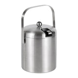Small Insulated Ice Bucket with Lid and Tongs Convenient Ice Container with Removable Lid for V1370-AZ4-12765