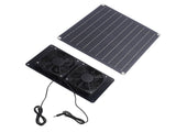 20W 18V Solar Panel Exhaust Fan Photovoltaic Vent Fan for Shed Chicken Coop Dog House Greenhouse V1294-YM0901-3114240108311