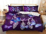 Purple Dreamcatcher Delphine Elegance Quilt / Doona / Duvet Cover set V745-AQ042597K3