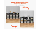 Literature Organizer, 36 Compartments Office Mailbox with Adjustable Shelves, Wooden Mailbox Sorter V952-WJJEKBHB36G93NKYIV0