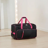 736.6 mm Heavy Duty Rolling Dance Bag with Garment Rack for Travel V63-955251