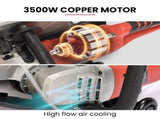BAUMR-AG 3500W 350mm/14" Electric Concrete Demolition Cut-Off Saw, Wet and Dry Cutting, Diamond V219-SAWCONBME8XA