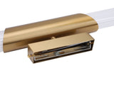 Wall Light Fixture Gold Brushed Metal Glass Lampshade Elegant Modern Wall Sconce with E26 Socket V1294-YM0901-3119240131411