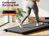 Everfit 3 in 1 Walking Pad Treadmill 20% Auto Incline Under Desk Treadmills for Home Gym With 40cm TMILL-400-AINC-BK