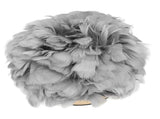 Feather Table Lamp USB Type C 5V Touch Control Stepless Dimming LED Table Lamp for Bedroom Cafe Grey V1294-YM0703-3119230061414