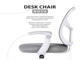 Kids Desk Chair - Children Office Study Seat with Footrest NOVA - Grey V274-FT-OC-2611F-FGY