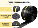 Garage Door Threshold Seal Strip, 16.5 FT Universal Door Floor Seal Strip with Adhesive, V952-MFTDT1J165YC2I8WIV0