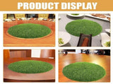 Green Artificial Grass Table Mat Synthetic Turf for Home Decor and Outdoor Use V1366-AZ2-W-19421