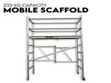 3.0M Aluminium Scaffold Mobile Tower Single Width Platform Height AU Standard V379-MOBSCAFF3SET03