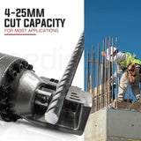 Baumr-AG 1600W 25mm Rebar Cutter Electric Hydraulic Reo Bar Portable Machine Re V219-RBCHDRBMRA25T