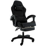 Sarantino Cueva Reclining High Back Office Gaming Chair Black Retractable Footrest Computer Sea CHR-ASA-CUE-BK