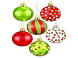 24pcs Xmas Ball Ornaments 2.0in Shatterproof Xmas Tree Balls Decoration Painting Hanging Ball for V1294-YM0901-3115240113511