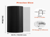 Hardware Cloth 61cm x 15.2m, 1/2 in 19 Gauge Galvanized Wire Mesh Roll, Weather-Resistant Vinyl V952-JSGSWL24IN500FOIS001V0