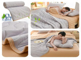 39.37x59.06In Thin Quilt, Lightweight Portable, Cooling Quilt for Bed Office Travel Car V1369-AZ3-W-10359