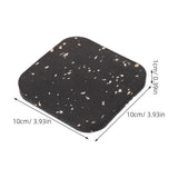 Noise Reducing Treadmill Pads Multi Rubber for Gym Shock Absorption Thick 8Pcs V1369-AZ3-W-19172