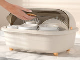 Dish Drying Box Multifunctional Space Saving Dish Drainer with Lid Cover for Kitchen Accessories V1294-YM0706-3118230174016