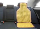 2 in 1 Wooden Car Seat Set, Cooling Backrest Cushion, Breathable Seat Pad, Summer Cool Beige Cushion V1369-AZ3-W-10209