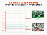 Electric Fence Netting, 0.88 x 49.98 m, PE Net Fencing with Posts & Double-Spiked Stakes, Utility V952-DXJCWLW35IN1ED6DAV9
