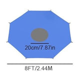 Kdkad Trampoline Shade Cover, 8ft 10ft 12ft 14ft 16ft Sun-Protection Trampolines Canopy, Easy to V1189-WXFWAL-20260326-03056