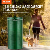 VEVOR Dog Poop Trash Can 11.5 Gallons Weather-Resistant Dog Waste Bin with Lid V952-GFBZLJTDXG11KSH3LV0