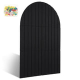Felt Bulletin Board, High Density Thick Felt, Free Colored Push Pins, Stylish Arched Design, for V1369-AZ3-W-12037