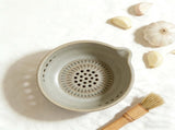 2-in-1 Stoneware Kitchen Grater Plate Tools, Handmade Garlic Grater & Bowl, Efficient Stoneware V1189-LWWAL-20260401-07080