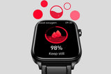 Smart Watch 1.96-Inch ECG Fitness Tracker with Heart Rate Oxygen Glucose Uric Acid and V1263-JX-7655