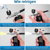 Wireless Airbrush Machine with USB Charging, 3 Speed Modes, Compatible with Nail Art Cake Decorating V1188-MS-325-0102