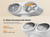 Dual-Head Electric Lint Remover - USB-C Rechargeable, LED Display, 7-Size Honeycomb Mesh V888-ELOSUNG25893