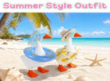 Desk Goose Key Holder, Lovely Goose Ornament, Fine Resin Craft Production, Playful Household Decor V1369-AZ3-W-12271