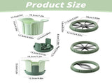 Apple Slicer, Heavy Duty Apple Corer and Slicer Comfort Handles, 8-Slice Large Apple Slicer, V1189-LWWAL-20260401-07126