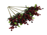 5PCS Artificial Berries Artificial Pip Berry Stems Decoration for Living Room Office Red V1294-YM0706-3115230060213