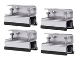 4 Pack Stainless Steel Solar Panel Mounting Brackets - Heavy Duty Solar Panel Z-Brackets, V888-ELOSUNG55542